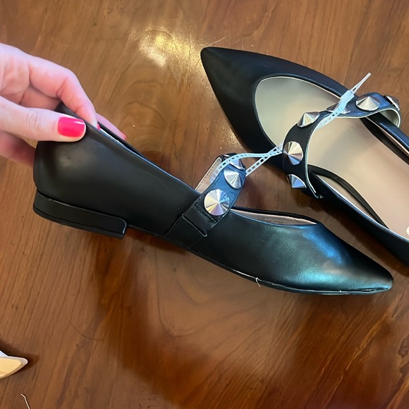 GIANNI BINI 4-EVER LEATHER MARY JANE SHOES - Picture 4 of 8